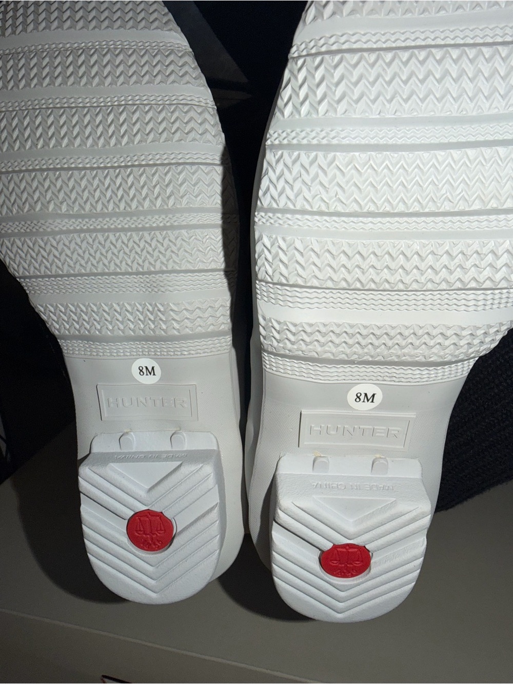 Hunter ❤️🔥 Original Tall Light grey Rain Boots - Picture 3 of 10